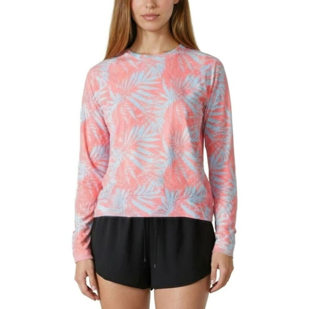 Salt Life Women's Long Sleeve Regular Fit Lightweight L Crew Neck UV Logo Tee